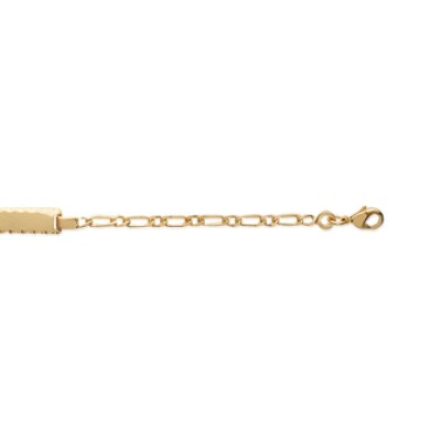 Bracelet plaqué or 750 3 microns longueur 16 cm