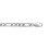 Bracelet gourmette pour homme en argent massif 925 rhodié longueur 21 cm