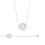 Collier argent massif 925 rhodié
