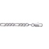 Bracelet pour femme en argent massif 925 rhodié longueur 18 cm