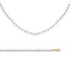 Bracelet plaqué or 750 3 microns et imitation perles de Majorque longueur 18 cm