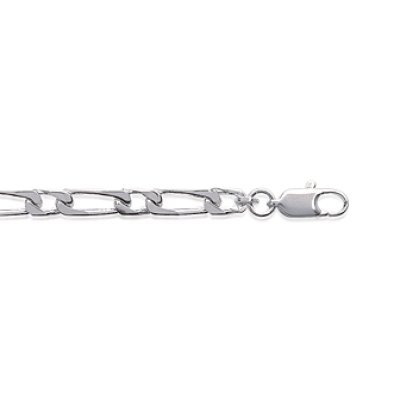 Collier argent massif 925 rhodié longueur 60 cm