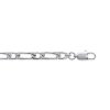 Collier argent massif 925 rhodié longueur 60 cm