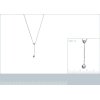 Collier argent massif 925 rhodié longueur 42 cm