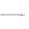 Bracelet argent massif 925 rhodié longueur 21 cm