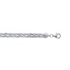 Bracelet argent massif 925 rhodié longueur 18 cm