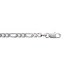 Bracelet argent massif 925 rhodié longueur 18 cm