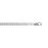 Bracelet gourmette pour homme en argent massif 925 longueur 21 cm