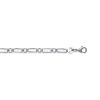 Bracelet argent massif 925 rhodié longueur 18 cm