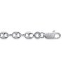 Bracelet argent massif 925 rhodié longueur 18 cm