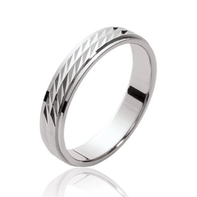 Bague argent massif 925 rhodié