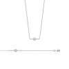 COLLIER ARGENT 925 RHODIE OZ PS longueur 45 cm