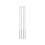 Boucles chaînes d'oreilles 70 mm batons - Lola - argent massif 925/000 rhodié