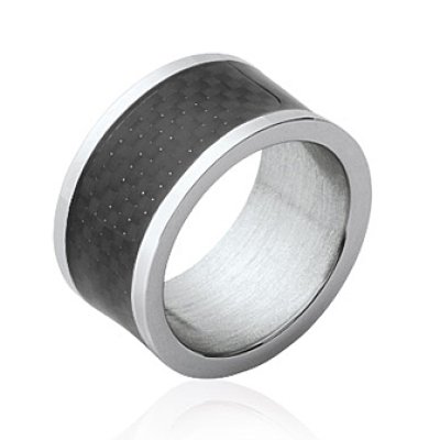 Bague acier et carbone