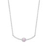 COLLIER ARGENT 925 RHODIE OZ PS longueur 45 cm