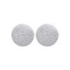 Boucles d'oreilles puces Argent 925 rhodié rondes femme