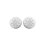 Boucles d'oreilles Argent 925 rhodié 13 mm étoiles Oxyde de Zirconium tiges clous