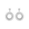 Boucles d'oreilles femme Argent 925 rhodié