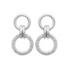 Boucles d'oreilles femme Argent 925 rhodié et Oxyde de Zirconium