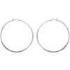 Grandes boucles d'oreilles Créoles femme argent 925 massif 65mm x 2mm